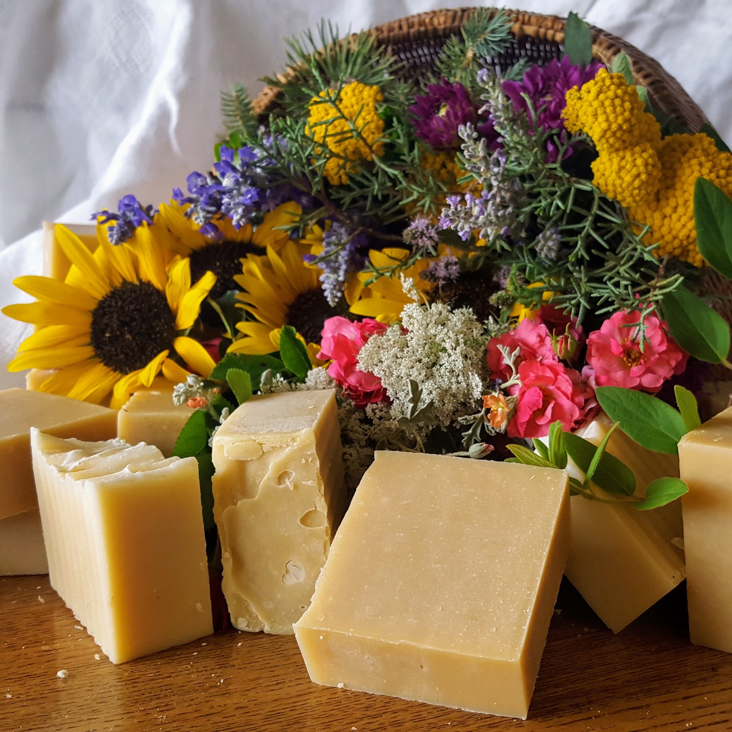 Honeysuckle Goat Milk Bar Soap