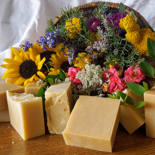 Honeysuckle Goat Milk Bar Soap